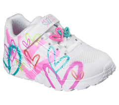 Skechers JGoldcrown: UNO Lite - Heart Status